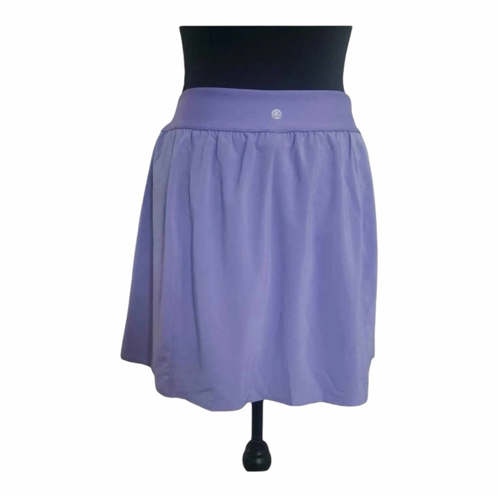 CRZ YOGA Light Purple Athletic Skirt with Built In Shorts Women’s Large - Picture 3 of 6
